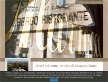 Tablet Screenshot of albergoilmarzocco.it